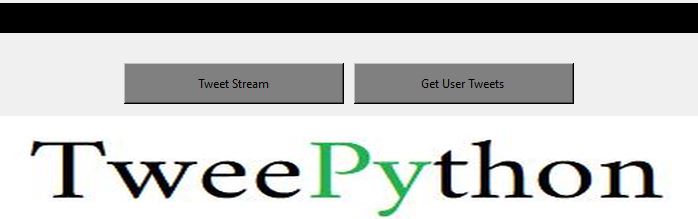 TweePython (Tweepy Tool GUI)